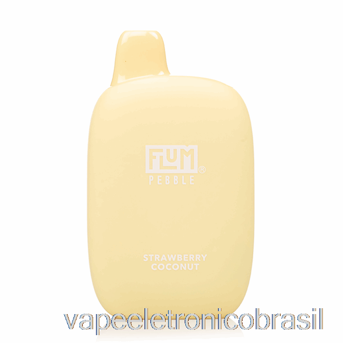 Vape Vaporesso Flum Pebble 6000 Descartável Morango Coco